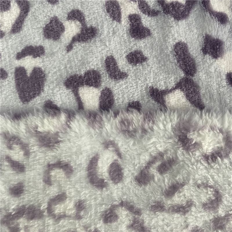 Printed coral fleece for sleep wearing_å¯æ¬