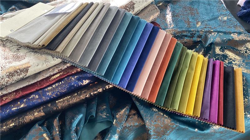 curtain velvet fabric 
