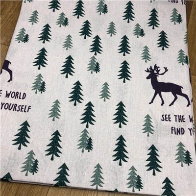 christmas decoration linen fabric (3)