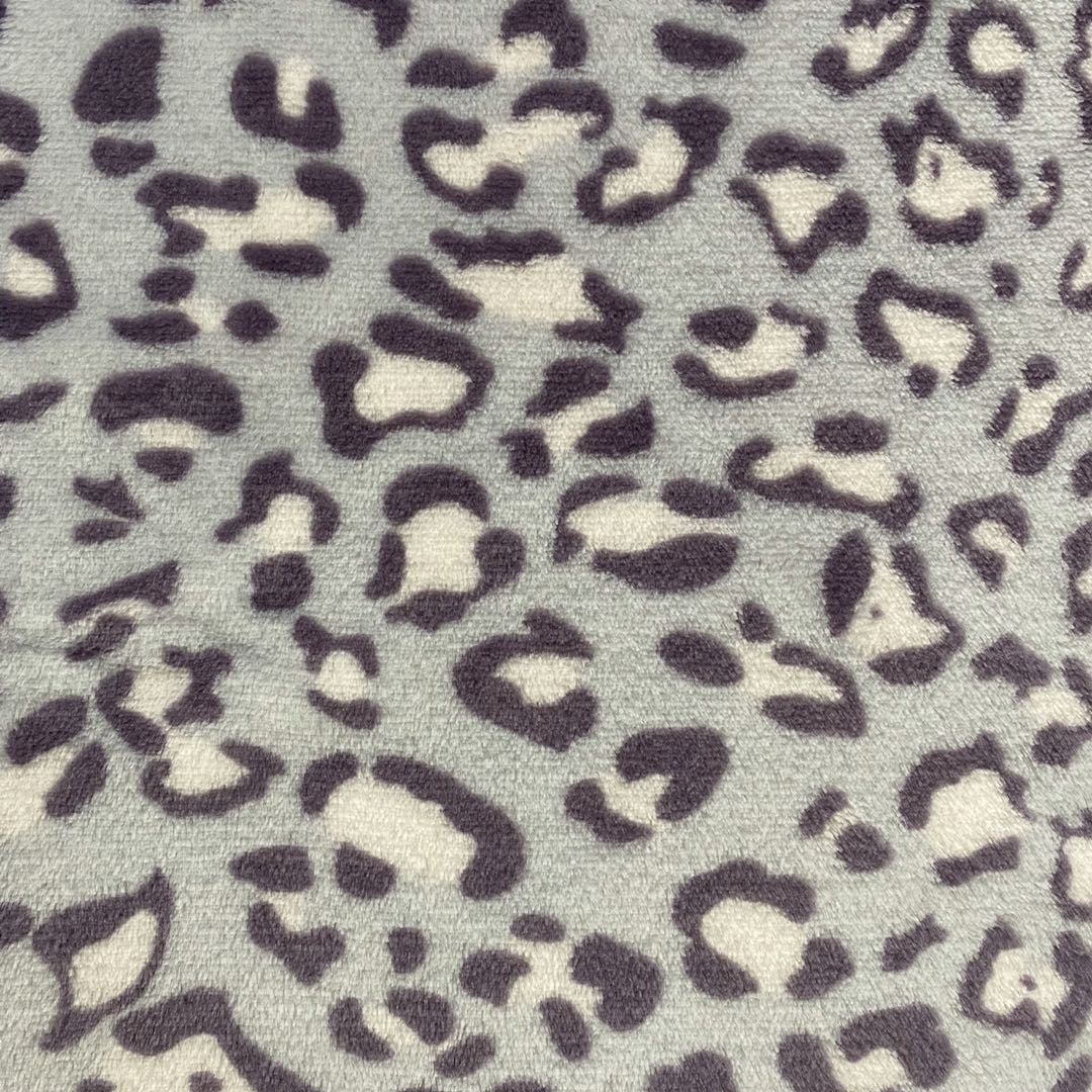 Print coral fleece