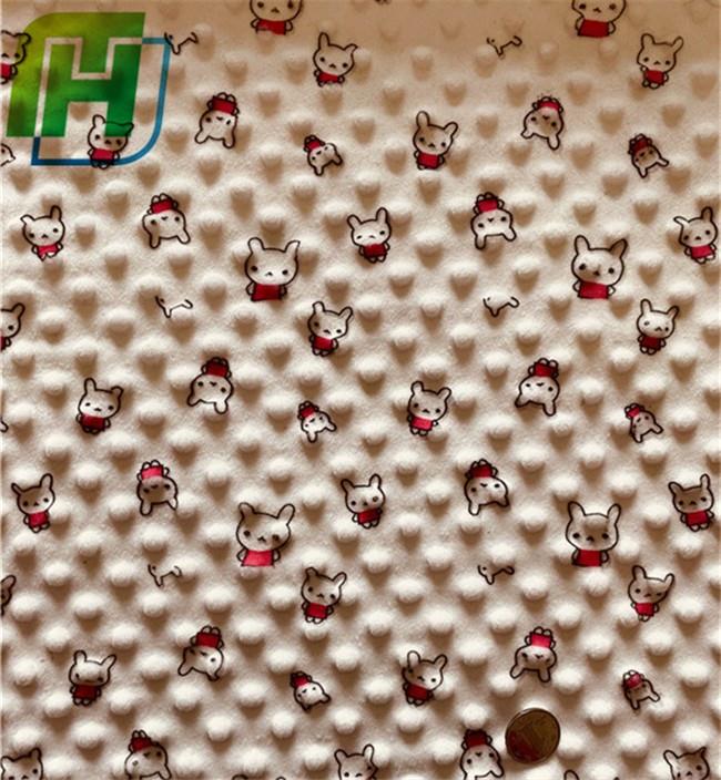 Minky Dot Micro Velboa Fabric